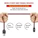 Vancelle 3 PACK Charger 6FT Nylon Braided Cord USB Charging Cable for iPhone 7/7 Plus/6/6s/6 Plus/6s Plus/5/5c/5s/SE,iPad iPod Nano iPod Touch(Red)