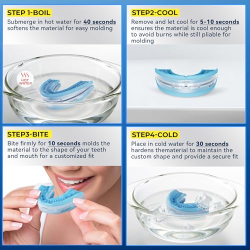 Anti Snoring Device for a Restful Sleep: Adjustable Anti Snore Mouthpiece, Helps Reduce Adult Snoring, Suitable for Home and Travel