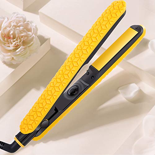 Hair Straightener, Professional Salon Ceramic Plates with Adjustable Temperature Heats Up Quickly Dual Voltage Straightening Iron