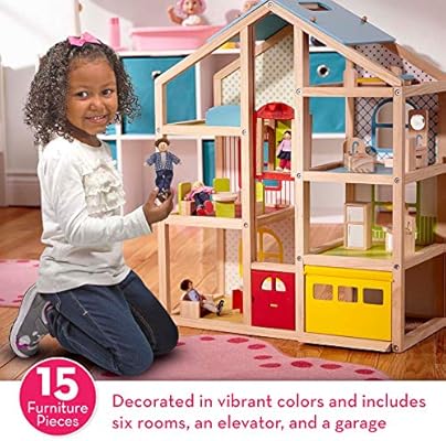 amazon melissa and doug dollhouse