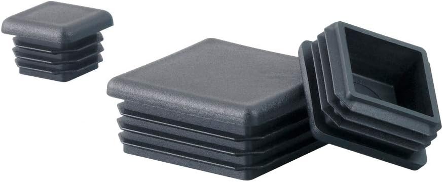 Plugs for Square Standard Tubes Square Tubing Plugs for 1.750" (1-3/4") Tubes LDPE Black MOCAP SQ1-3/4DBK1 (qty500)