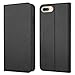 iPhone 8 Plus case iPhone 7 Plus case ZOVER Genuine Leather Case Wallet Cover with Kickstand Feature Card Slots & ID Holder and Magnetic Clasps for iPhone 7 Plus iPhone 8 Plus Black