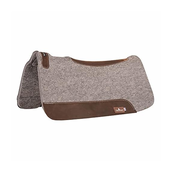 Classic-Equine-Gray-Wool-Felt-Saddle-Pad-31x32x1
