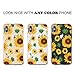JIAXIUFEN Clear Case Cute Girl Sunflowers Slim Shockproof Flower Floral Desgin Soft Flexible TPU Silicone Back Cover Phone Case for iPhone Xs Max 2018 6.5 inch