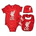 Liverpool FC Cute Baby 4 Piece Starter Set 3-6 months - Official Club Merchandise