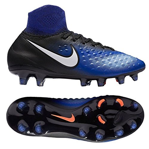 Nike kid s jr magista obra ii fg, black / white - param…