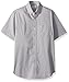 Dockers Men's Classic Fit Short Sleeve Signature Comfort Flex Shirt (Regular and Big & Tall) -Discontinued, Khaki Dunes Plaid, Large