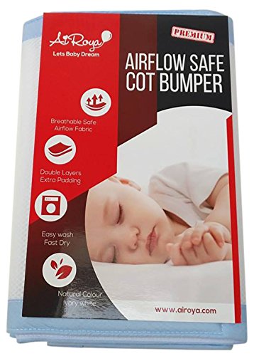 title=airoya® - 2-sided Paracolpi, doppio strato per extra-padding, traspirante,