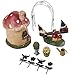 Juvale Mini Garden Gnome Fairy Village Statue Set, Whimsical Home Decor (7 Piece Set)
