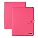 Elvana Pink Padfolio, Business Portfolio with Business Card Holder, Phone Pocket, iPad Pocket, Minimalist Style, Faux Leather, Letter Size