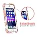 Dailylux Shockproof Case for iPhone 5 / 5C / 5S / SE, PC + Soft Silicone Three Layers Armor Anti-Slip Protective Defensive Hard Back Cover, Pineapple Rose Gold