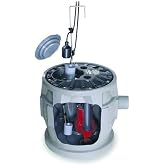 Liberty Pumps P382LE51 1/2-Horse Power 24 by 24-Inch Pro380 Series Simplex Sewage System