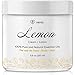Lemon Essential Oil Lotion – Daily Moisturizing Cream for Face, Body and Hair – All Natural – Nourishing, Calming, Anti-Fungal Detox For All Skin Types – by Venu
