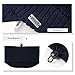Comhats Winter 2 Piece Wool Knit Hat & Scarf Set for Men Women Visor Beanie Fleece Lined Cold Weather Warm Gray Medium