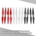 Goolsky 6 Pairs Original CW/CCW Propeller for MJX Bugs 2C B2W RC Drone Quadcopter