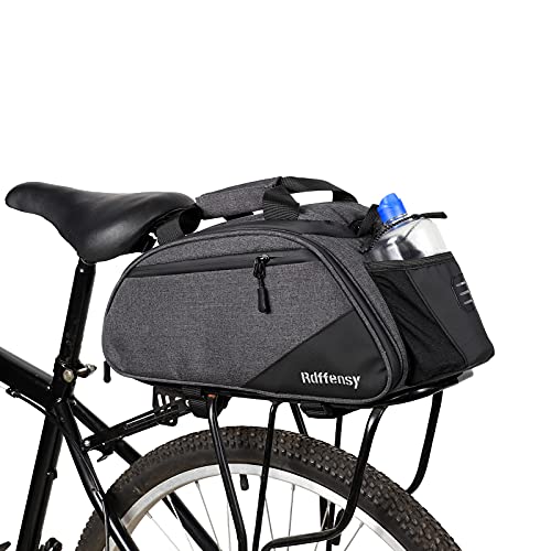 Rdffensy Bike Rack Bag Bike Trunk Bag 21L Bicycle Rack Trunk Pannier