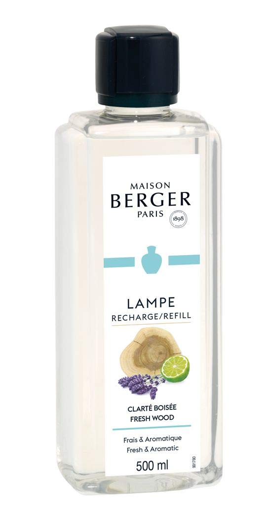 LAMPE BERGER Reves De Fraicheur/Dreams of Freshness Refill, Glass, Clear, 500 ml, 500