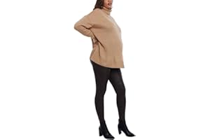 Motherhood Maternity Womens Long Sleeve Mock Turtleneck Pregnancy Knit Sweater