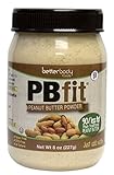 PBfit - All-Natural Peanut Butter Powder, Produced by BetterBody Foods, 8 Ounce