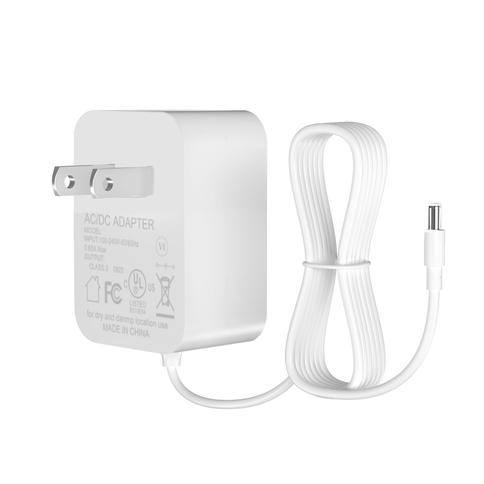Photo 1 of YYFNGU Video Doorbell WiFi Camera Charger for REOLINK 5MP 180View Smart Alerts Video Security Camera Power Adapter, AC Power Cord ETL Listed