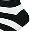 Mysocks Knee High Socks Two Colors Stripe White & Black UK 7-11 EURO 40-45