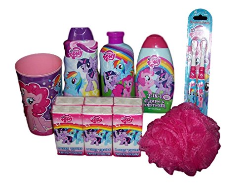 7 Piece My Little Pony Bath Bundle Shampoo Conditioner 
