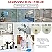 Genesis 950 2.5 Gallon + Spigot - Professional Strength Concentrate, Pet Odor Eliminator, Pet Stain Remover, Carpet Cleaner Shampoo & All Purpose Green Cleaner, Make Stains, Oil/Grease Water Soluble