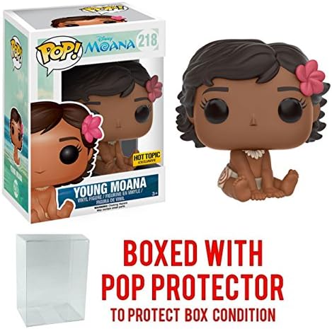 Young Moana (Hot Topic Exclusive) Funko POP! Disney MOANA + Pop Protector