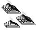 Closet Complete Premium Quality, True-Heavyweight, 80-gram, Virtually-UNBREAKABLE Velvet Hangers, Ultra-Thin, Space Saving, No Slip Hangers, Best for SUIT, Dress, Pants, Shirt, 360° Spin, CHROME Hooks, Black Set of 25