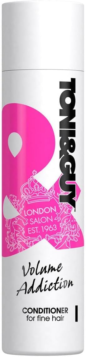 TONI&GUY Volume Addiction Conditioner for Fine Hair 250ml Wheat Extract Body