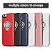 ICONFLANG Compatible Phone case for iPhone 6 Plus Case with Ring Kickstand, 360 Degree Rotating Ring Grip Case for iPhone 6 Plus Dual Layer Shockproof Impact Protection iPhone 6+ Case (Dark Blue)