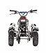 Rosso Motors Kids ATV Kids Quad 4 Wheeler Ride On with 500W 36V Battery Electric Power Lights in Blue Motorcycle for Boys, Disc Brake System for Child Safety