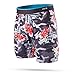 Stance Men's Delta Tropic Boxer Brief Poly Blend Underwear, Black, Medium