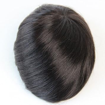Amazon Com Mens Hairpieces Monofilament Men S Toupee 6 Fine