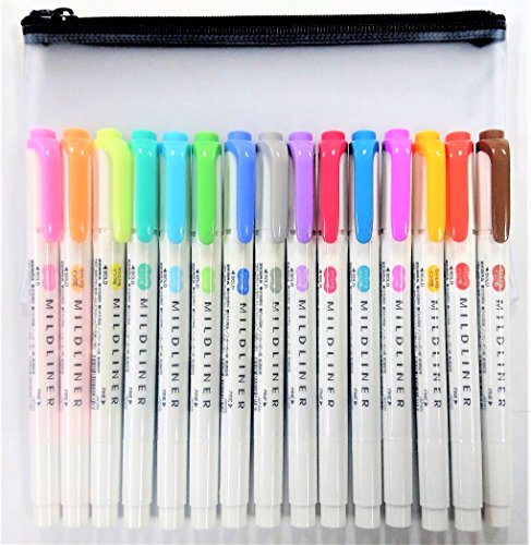 Zebra mildliner soft color double-sided highlighter pen…