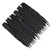 Ronsaen Box Braid Crochet Hair - 22inch 1B Pre-looped Crochet Braids, Box Braid Crochet HairSynthetic Braiding Hair Extensions(22