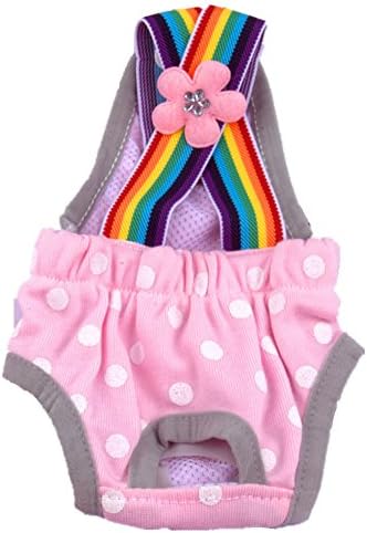 Tromy Pet Dog Back Strap Diaper Soft Reusable Diaper &Nappy 6 Colors 6 Sizes