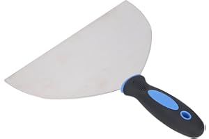 LUCKDANO Putty Scraper Stainless Stainless Steel Putty Scraper 10 Inch - Premium Paint & Wallpaper for Drywall Repair, Ergono