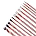 Snowfoller 12Pcs Cosmetic Tool Set Eyebrow Eyeshadow Brush Makeup Brush Sets Kits Tools