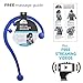 Empower Back and Neck Massager Tool, Trigger Point Self Massage Hook, Myofascial Release, Deep Tissue Massage Hook, Muscle Knots, Blue