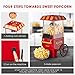 Aicook Hot Air Popcorn Popper Maker with Measuring Cup, No Oil Needed, FDA and ETL Approved, Red
