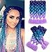 Braiding Hair 5Pcs/Lot Synthetic Hair Extensions Ombre Twist Braids Hair Extensions (24
