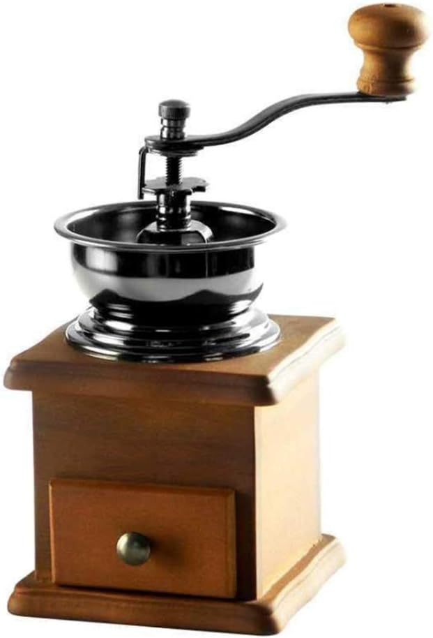 UIUJ Coffee Grinder Small Hand Grinder Coffee Machine Hand Crank and Labor-Saving Manual Grinder Coffee Bean Grinder Cast Iron Grinding Core Easy to Clean
