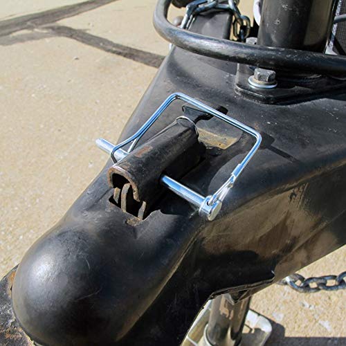 Comonc 10 Pcs Square Pto Pin Shaft Locking Pin 1/4 pin Hitch pin Wire