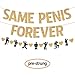 PartyForever Gold Bachelorette Party Banner - Bachelorette Party Decorations Set, Hen Party Banner Sign Decorations and Bridal Shower Supplies Kit