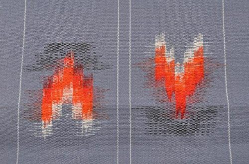 Uchikake Japanese Kimono Gray Vintage Fabric 39.3 13.7 inches Jaapan Mt. Fuji