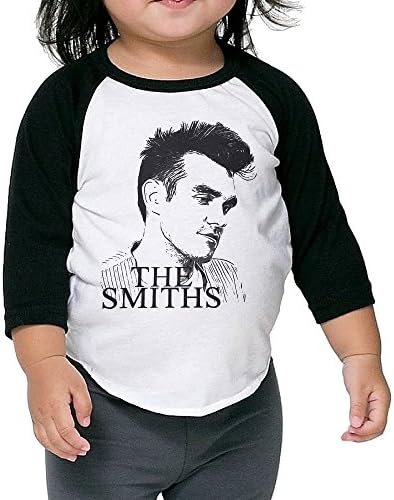 Boys 3/4 Sleeve The Smiths Rock Band Morrissey Sketch Raglan Shirts Personalized Baseball Jerseys