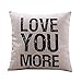 Pillowcase,Ammazona Love you more 