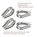 Anndason 10 PCS M8 304 Stainless Steel Thimble for 5/16