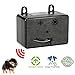 BIG DEAL Mini Outdoor Anti Barking Device Ultrasonic Dog Bark Control Sonic Bark Deterrents Silencer with Provisions for Hanging or Mounting (Black)
